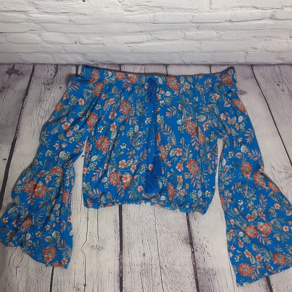 Xhilaration Tops - Off the Shoulder Crop Top